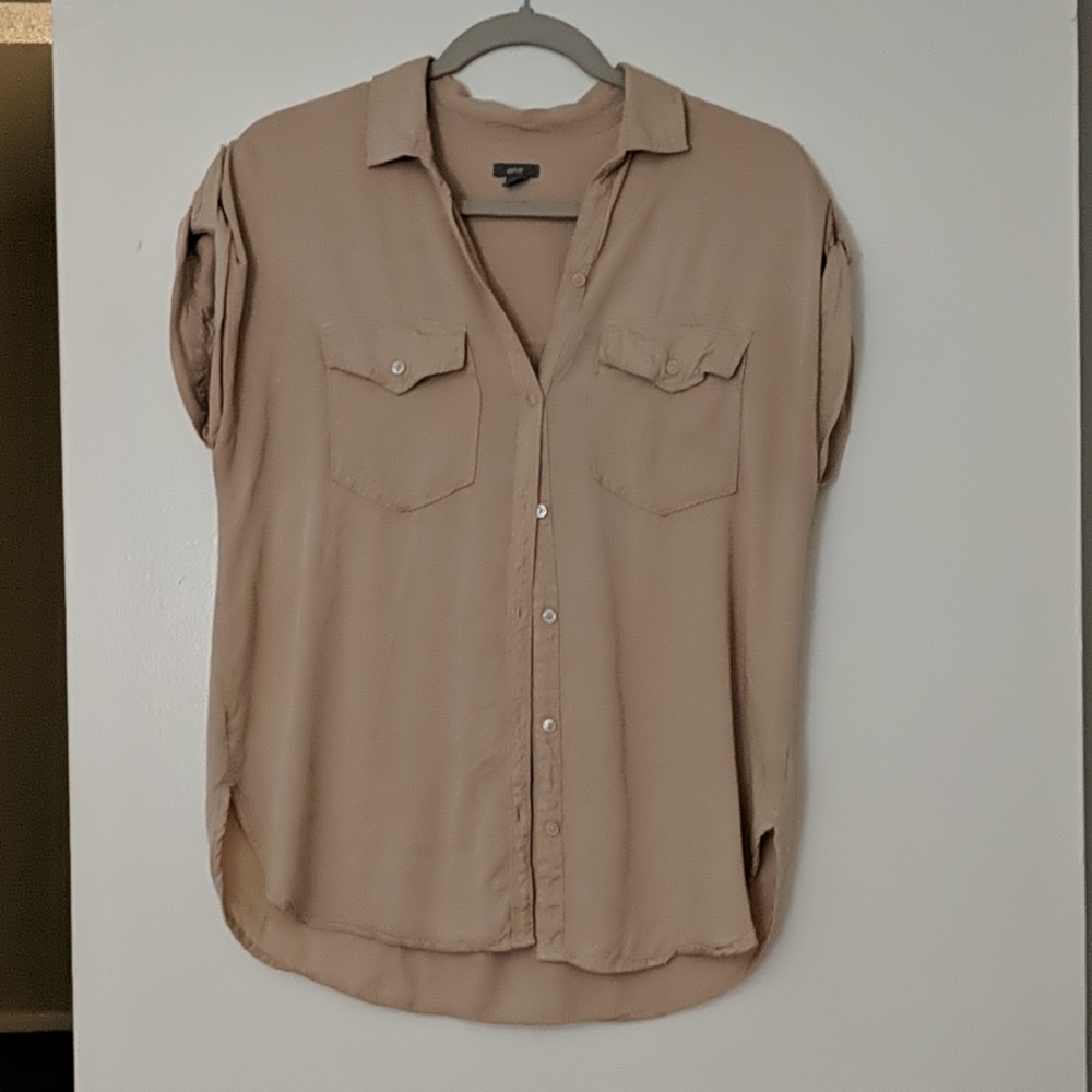 Aerie oversized button up